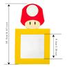 Mario Cartoon Cute PVC Wall/Switch Socket Stickers - Self-Adhesive Decoration Frame Cover