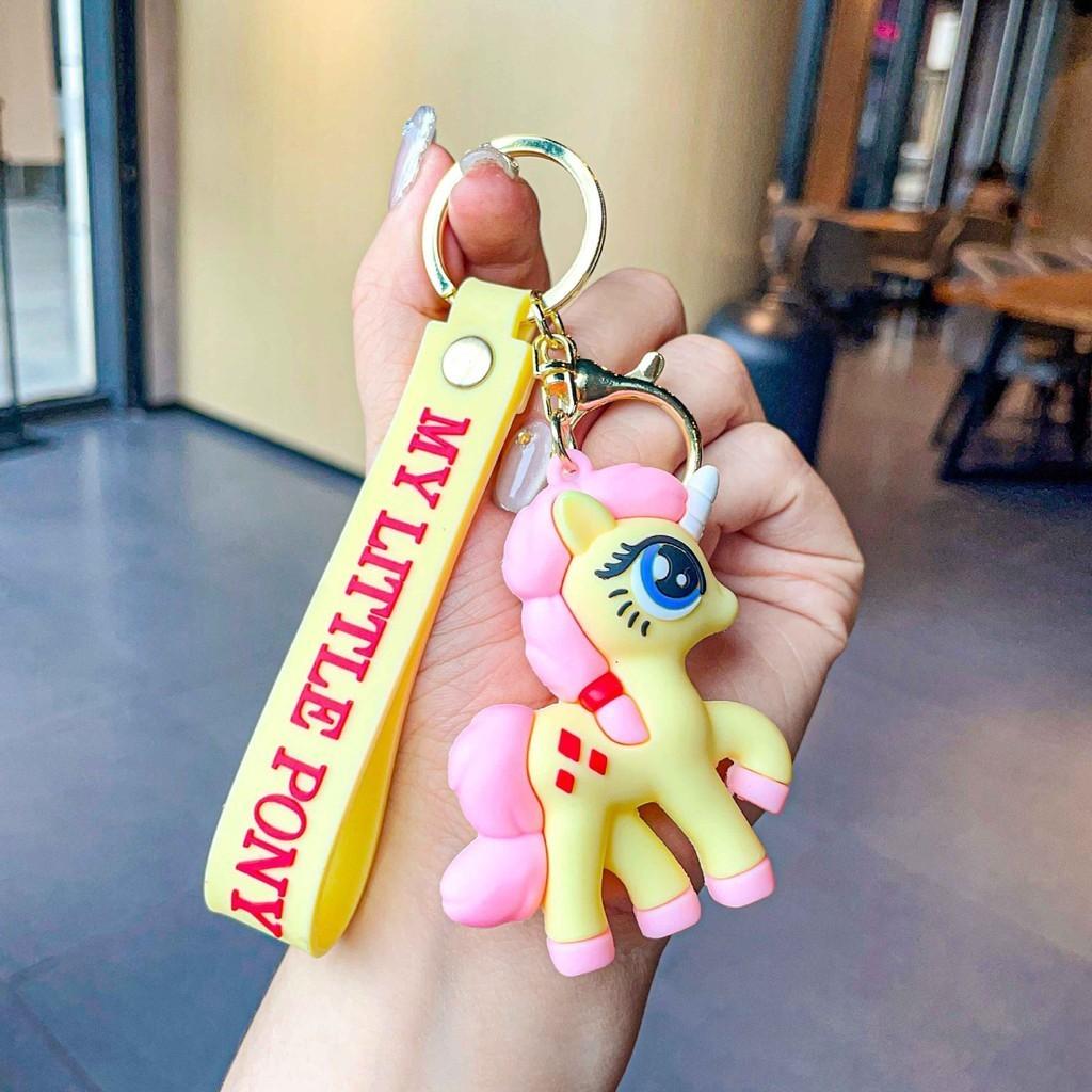 Little Pony My Keychain Lovely Silicone Cartoon Bag Charm For Occasions All