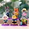 Zootopia Figure Set 4 Styles, Cute Cartoon Animal Characters PVC Collectible Model Toys, Best Gift for Kids Fans