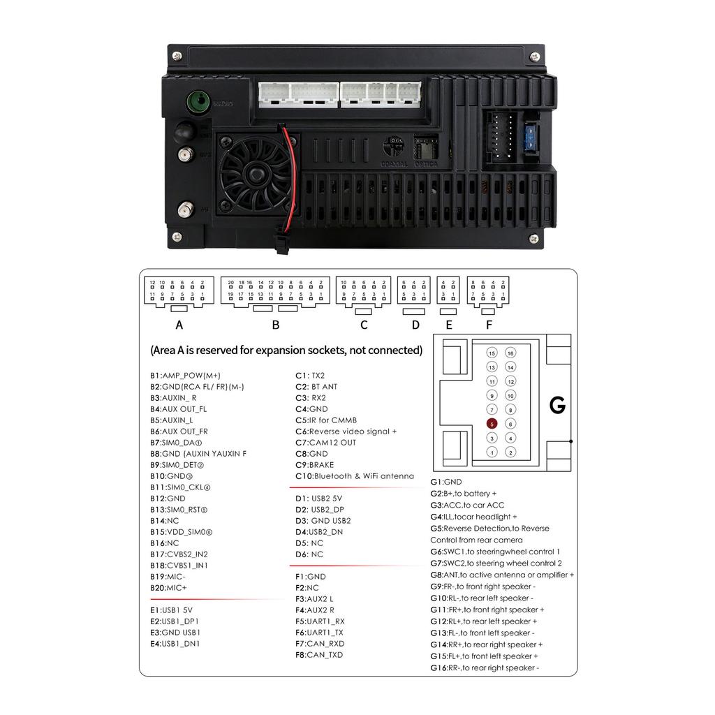 OSSURET Intelligent Carplay 4G RDS 7'' 7862 AI 2din Android 13 Car Radio for Fiat Fiorino /Citroen Nemo / Peugeot Bipper GPS Multimedia Video Player