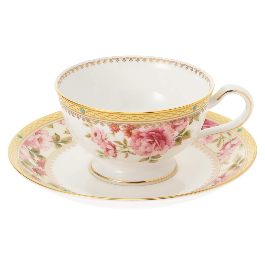 Noritake Hartford Cup Saucer Bone & (Pair Set) (Coffee/Tea) 190cc, China, P97221/4861