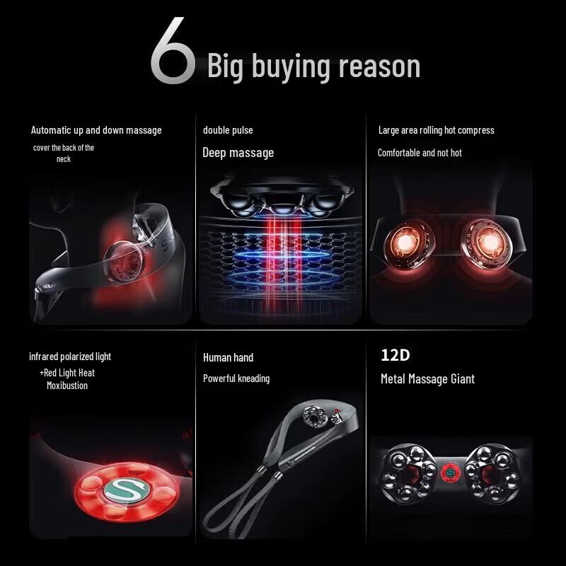 SKG P7 Pro Cervical Neck Massager CN plug (adapter included)