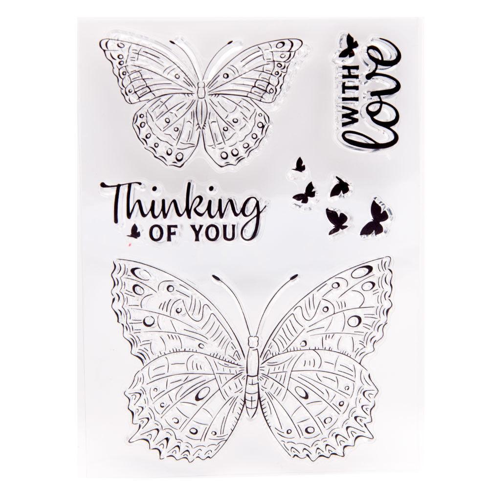 Clear Stamps for Card Making and Journaling, Birthday Retirements Phrase Silicone Rubber Stamps for Journals Album Scrapbooking