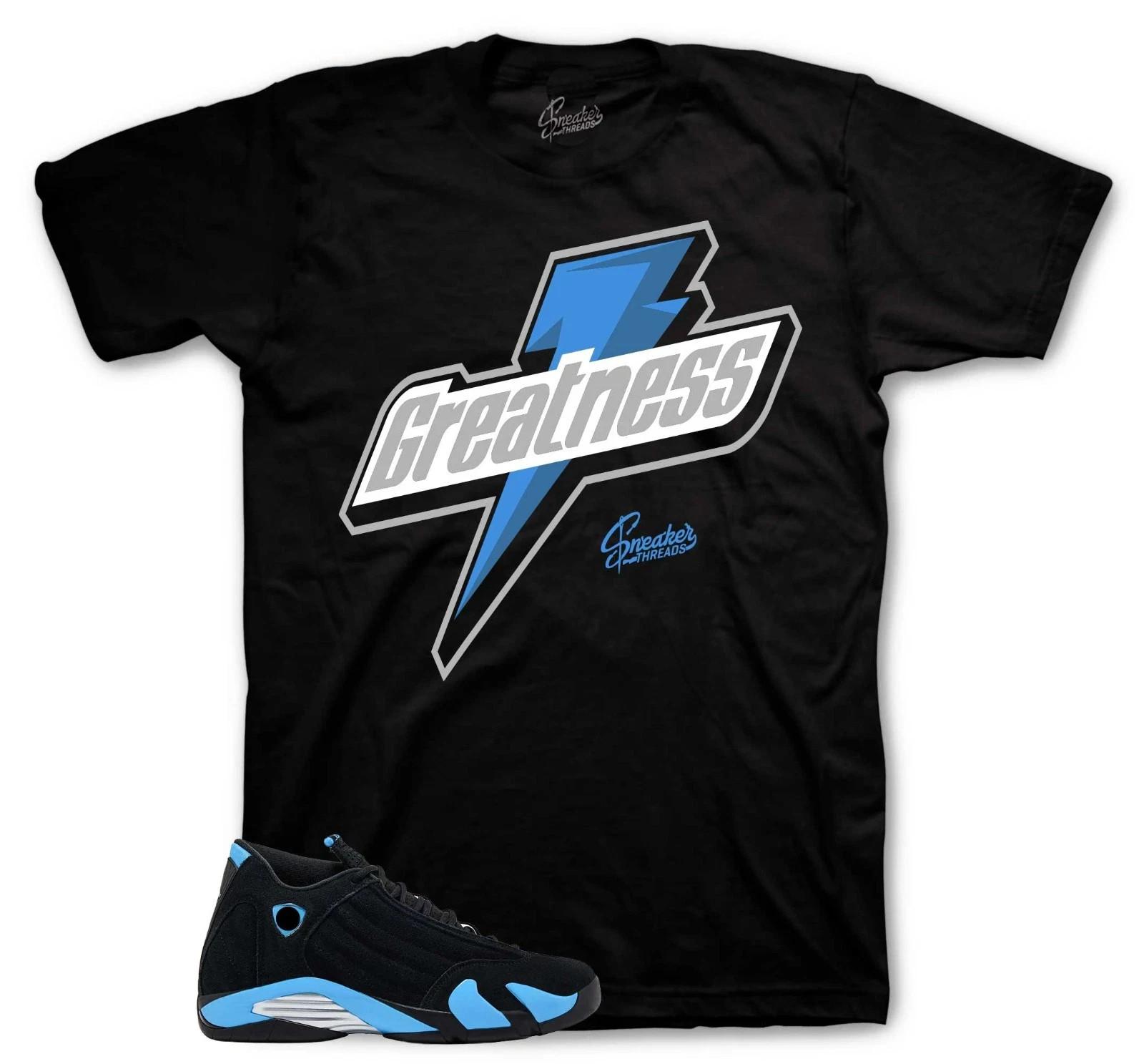 Greatness Lightning Bolt Black Sneaker Matching Graphic Tee XXXL
