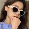 Retro Small Frame Polygon Cat Eyes Women Sunglasses Brand Designer Fashion Cheetah Decoration Ladies Sun Glasses UV400