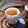 90/110ml Hand-painted Ceramic Tea Cup High Quality White Porcelain Teacups Handmade Portable Tea Bowl Exquisite Tea Accessories