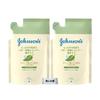 Johnson's Moisturizing Baby Body Shampoo, Foam Type, Green Floral Scent, Refill, 350ml, Set of 2