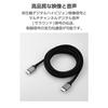 ELECOM Displayport Cable 1.2 Standard 3m 4K@60Hz DP to DP Nylon Mesh Heavy Duty Transmits Audio Signals 21.6Gbps High Speed ??Computer/Display/Project