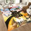 Dragon Riders Adventure Square Rugs Are a Great Choice for Living Rooms, Bedrooms, Home Décor, and As Gifts.