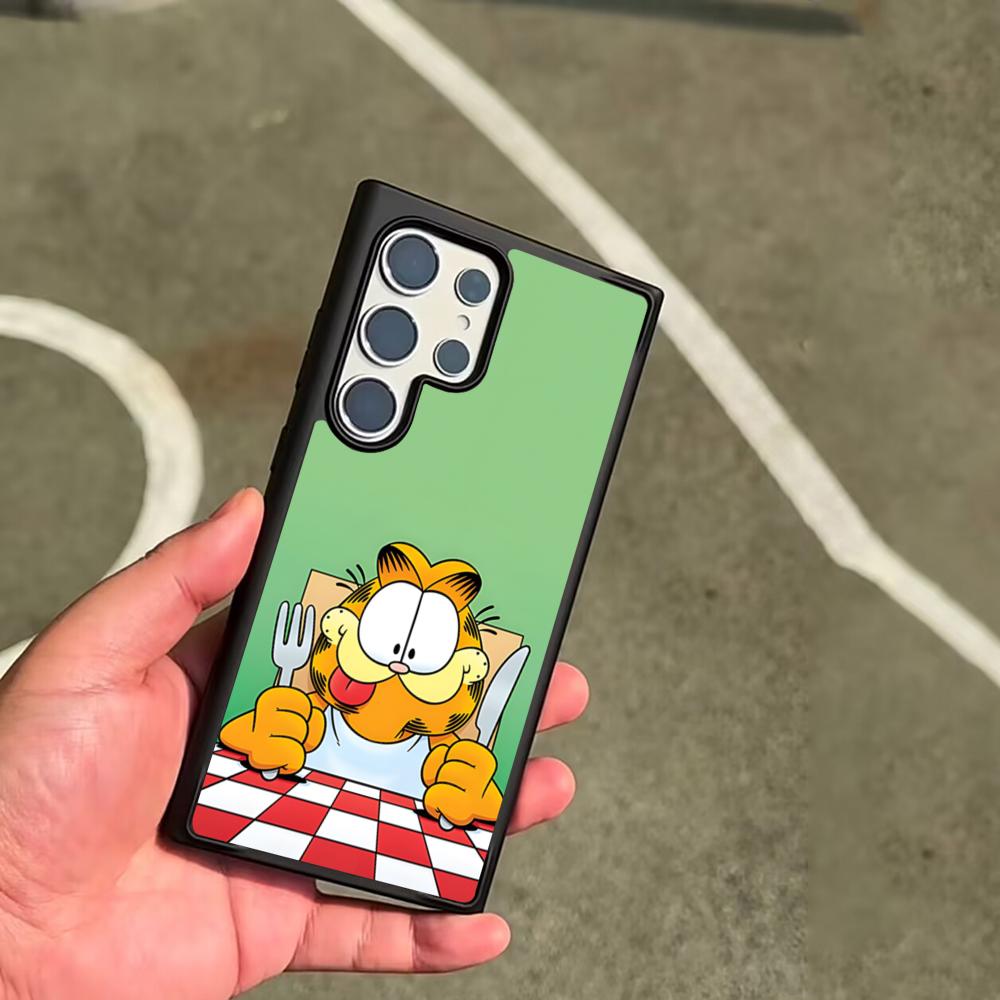 E-Garfield Phone Case For SAMSUNG Galaxy S26 S25 S24 S23 S22 S21 S20 FE Plus Ultra Cover