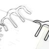 Novel Hollow Metal Music Piano Bookholder Bookmark Page Paper Clip Memo Clip School Office Stationery Bookmark