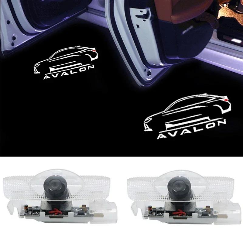 2Pcs LED Car Door Welcome Logo Light Styling for AVALON 2013-2019 Laser Courtesy Projector Ghost Shadow Lamp Decor Accessories