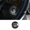 Real Carbon Fiber One-Button Start Switch Cover Trim For Benz C-Class 2015-2021