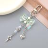Car Keychain for Women Girls Cute Keychain Bag Charms Metal Heart Bowknot Keychain Accessories for Backpacks Wallets