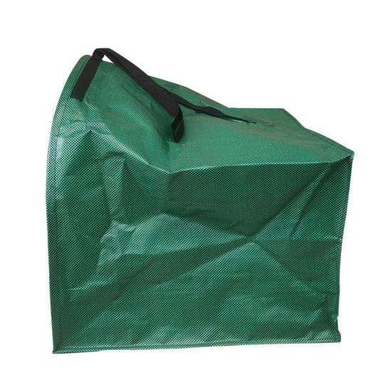 Leaf Collection Bag with Reinforced Carry Handle Large Capacity Garden Leaf Bag Portable Easy Assembly Dustpan Leaves Debris