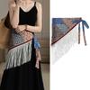Exquisite Triangle Waistband Tassels Dance Hip Scarf Fashion Fringe Waist Belt  Dress Jeans Decor