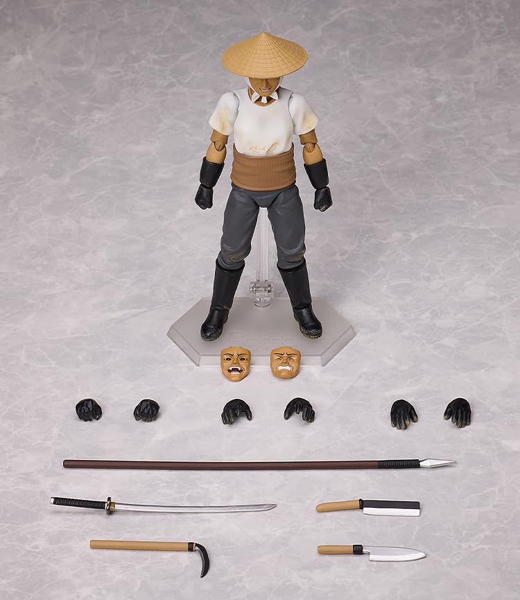 FREEing figma Higanjima Vampire Plastic Painted Movable Figure [Farmer] Non-scale