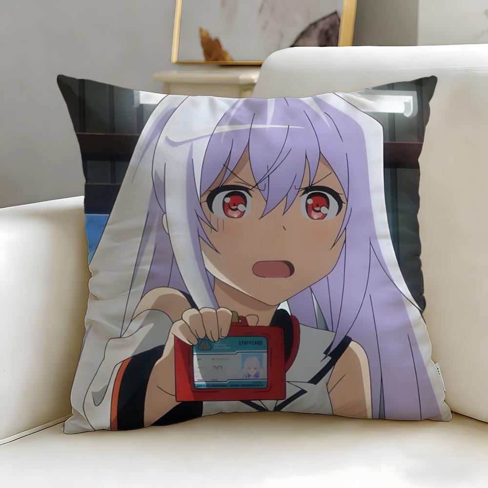 

Классический аниме-чехол для подушки Plastic Memories Мягкий Легко стирающийся Наволочка Универсальный для Дивана Кровати Путешествий и Офиса 30X30cm