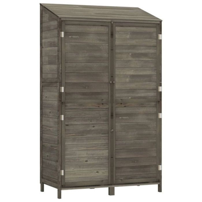 VidaXL Remise de jardin Anthracite 102x52x174,5cm Bois de sapin solide 152192