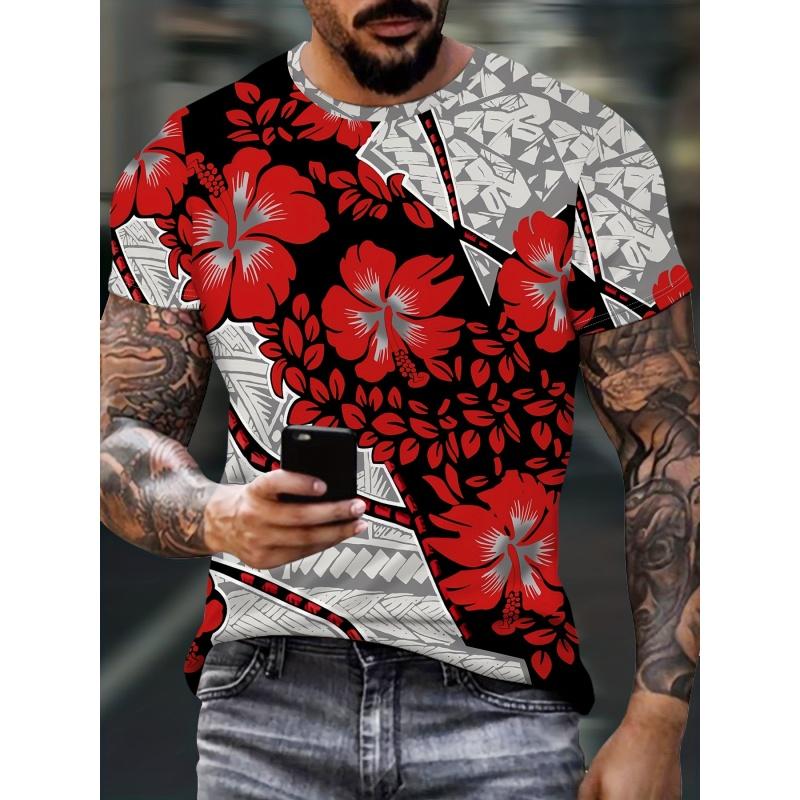 

Colorful Flowers Pineapple Graphic T Shirt For Men Snake Skull 3D Printed Tees Summer Short Sleeve Tops Loose O-Neck T-Shirts XXS