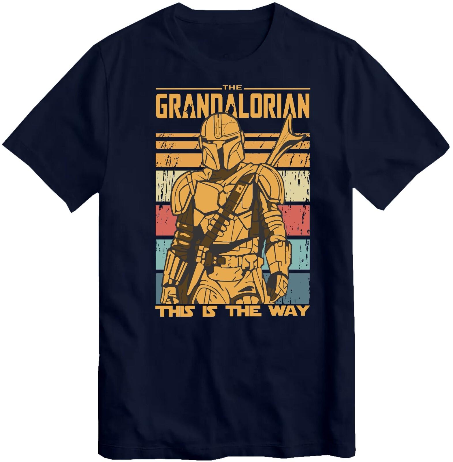 GRANDALORIAN T Shirt, Dad T-Shirt, Husband Gift, Father s Day Christmas Gift Top S разноцветный