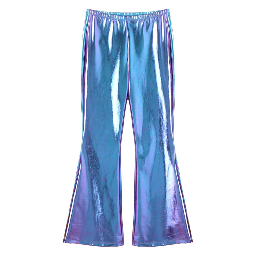 Godokuleh 70s Disco Pants For Men,Mens Bell Bottom Jeans Pants,60s 70s