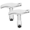 2PCS Zinc Alloy Drum Keys Square/Hexagonal Drum Key Tuner Practical Acoustic Drum Tools