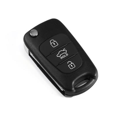 Reemplazo de carcasa de llave abatible para coche, compatible con KIA Rondo, Sportage, Soul, Rio, funda remota