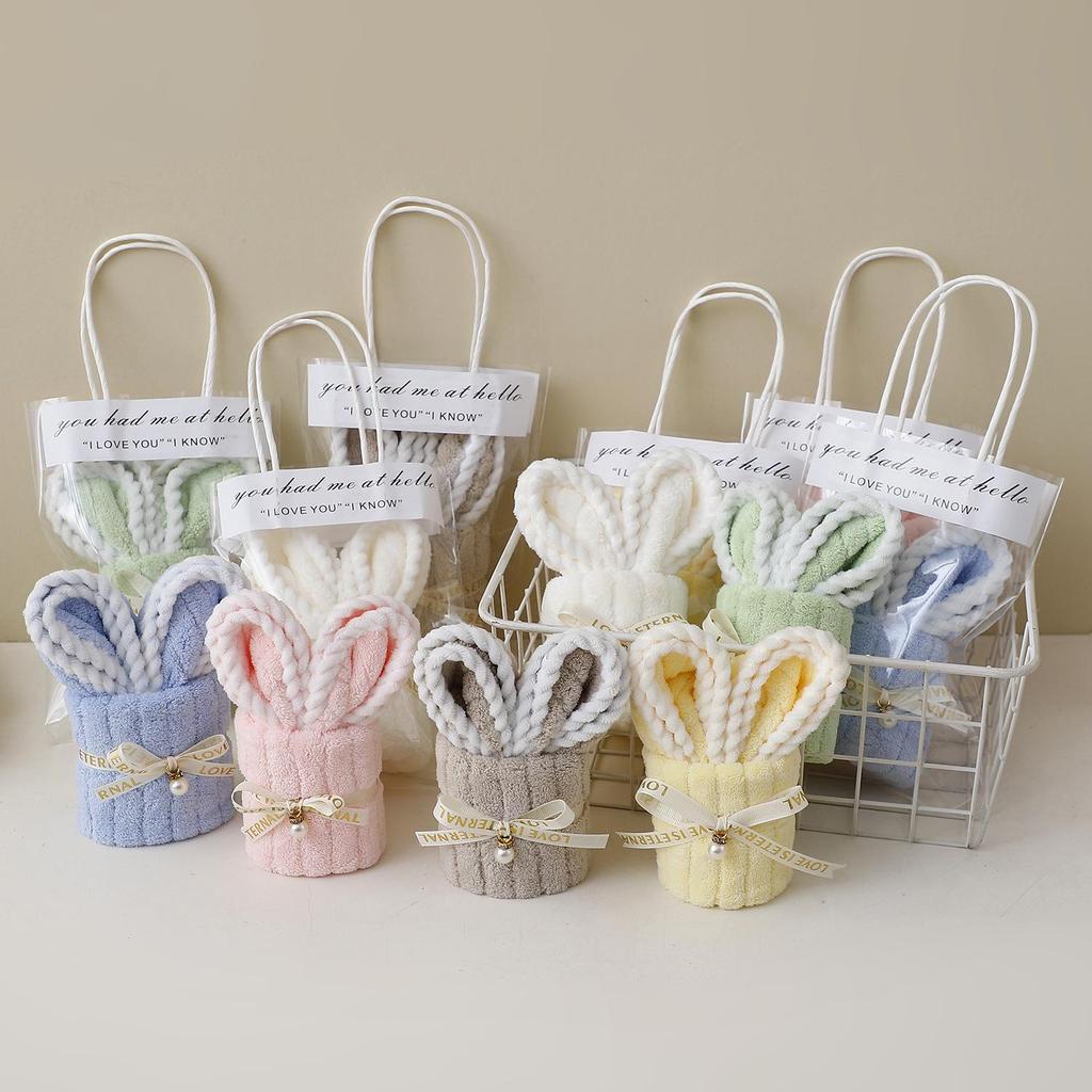 Charming Rabbit Towel - Cute Birthday, Wedding, Kindergarten Gift