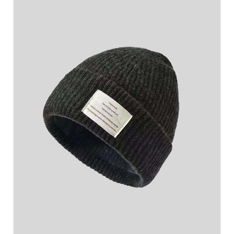 Winter New Autumn And Woolen Hats For Women Fashionable And Versatile Warm And Face Enhancing Small Knitted Woolen Hats Coldproof Headscarves
