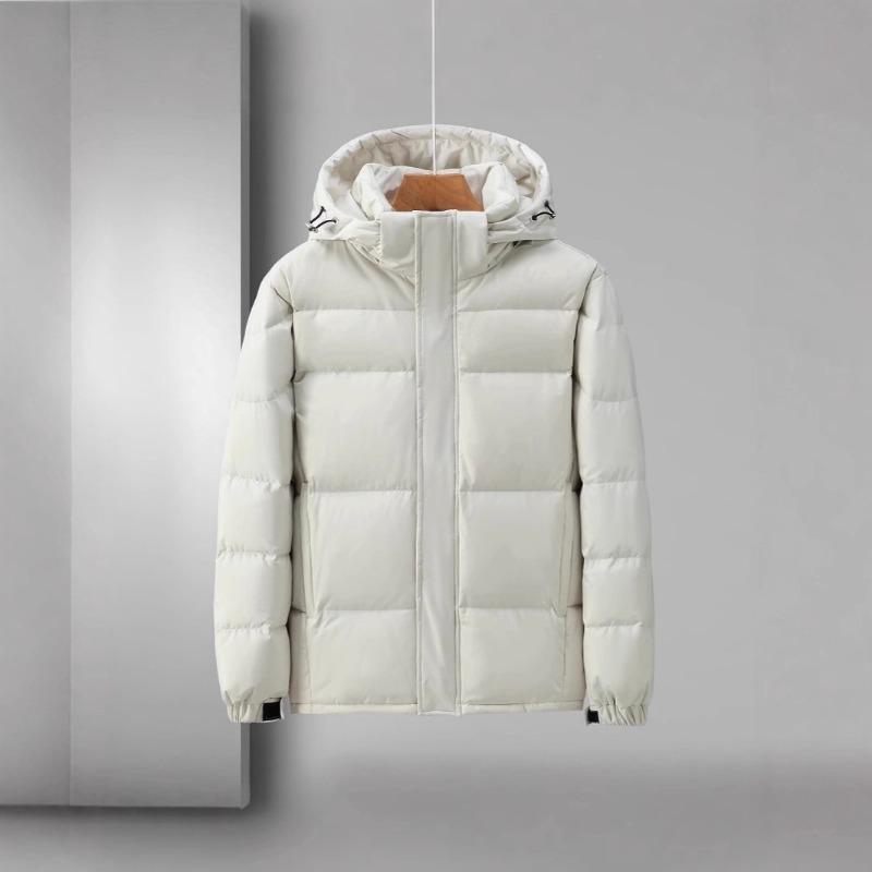 

Новый короткий пуховик мужской и женский парный зимний защита от холода утолщенный теплый повседневный жакет школьная форма тренд XXXL чёрный