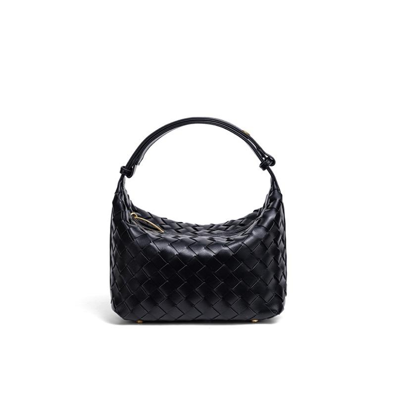 Borsa a mano tessuta a mano transfrontaliera nuova fresca temperamento borsa a tracolla stile casual orizzontale borsa da sottoascellare