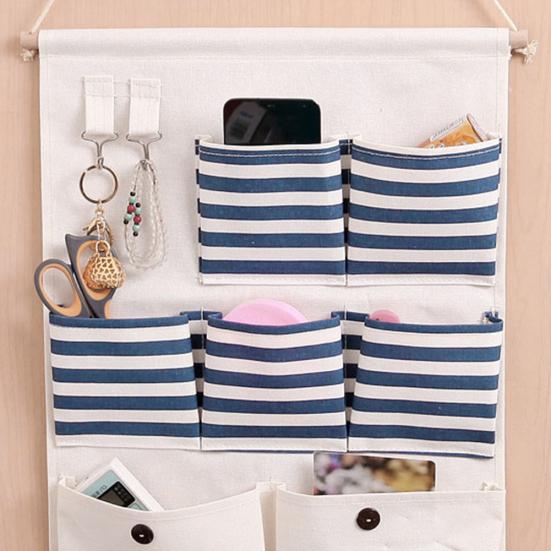 Storage Bag Large Capacity Hanging Long-lasting Lightweight Washable Storage Pouch for Home