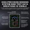 10 In 1 Air Quality Monitor PM2.5,CO₂,HCHO,TVOC,CO,Temperature and Humidity Multi-functional Air CO2 Sensor with Display Screen
