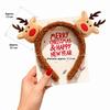 Soft Fabric Plush Headband Cosplay Headwear Stylish Hair Accessories  Holiday Costume