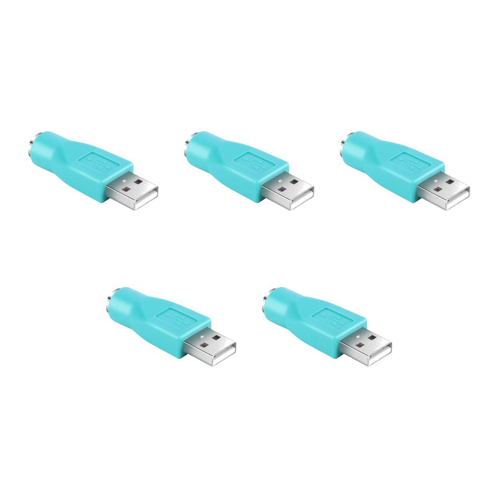 PS/2 Female to USB Male Adapter Converter Connector for Keyboard Mouse USB Male to PS2 Adapter Converter Connector