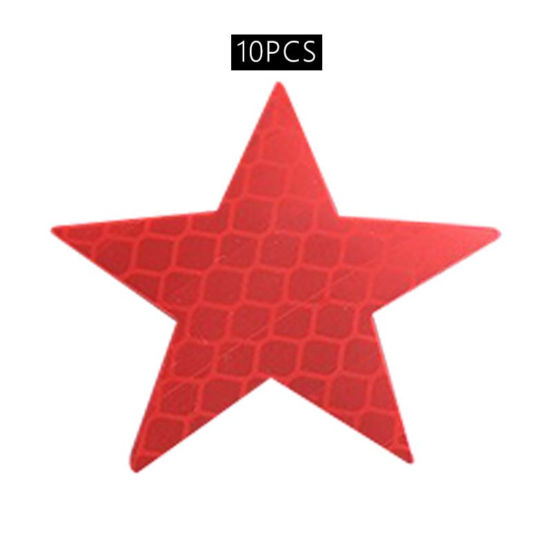 Star Shaped Reflective Stickers,Night Safety Warnings,Automotive Parts,Reflective Tape,For Various Vehicle Models