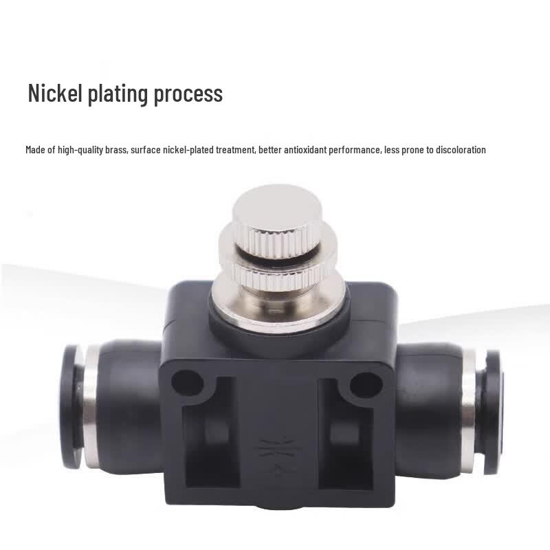 Straight Through Flow Control Valve