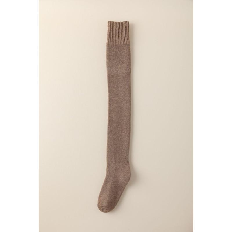 

Rugon and Plush Knee-high Socks for Children, Thickened and Elongated Knee Pads, High-topped Thigh Socks, Woolen Socks 1 pair колір світло кави