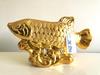 M Pro Feng Shui Dragon Fish and Arowana Ornament for Lucky, Lottery Winning, Business Prosperity, and Good Fortune, Gold