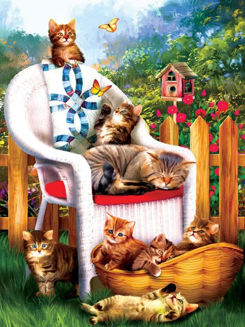 DIY Katze Diamantmalerei Hund Stickerei Tier Mosaik Bauernhof Neuankömmling Voll Quadratisch Rund Kreuzstich Handgefertigt Hobby