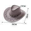 Cowboy Hat with Bandana Cosplay Accessories Casual Sun Hats Women Men Summer Cowgirl Halloween