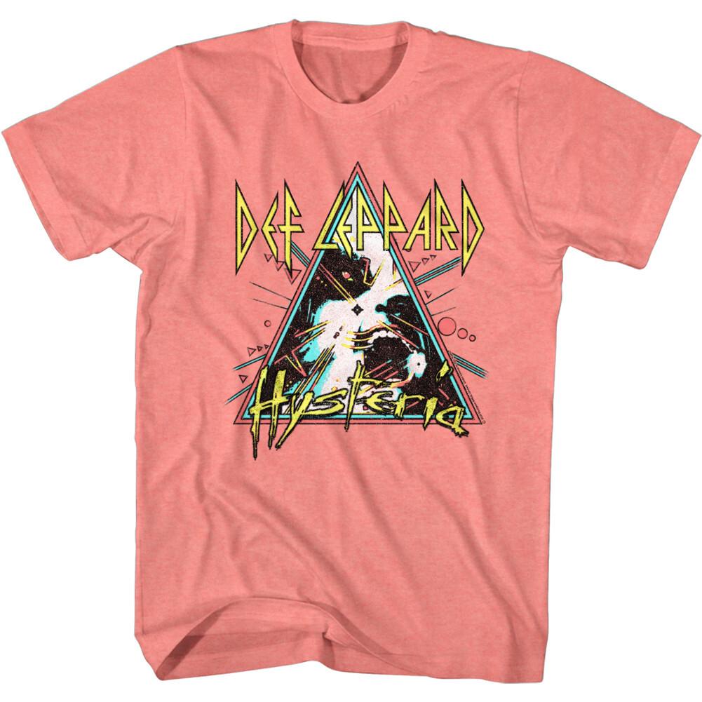 Def Leppard Hysteria Triangle Men T Shirt Band Merch S