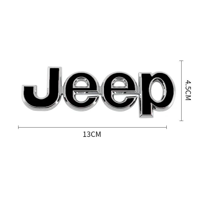 

Cup Holders For Jeep Renegade Compass Grand Cherokee Wrangler Patriot Rubicon 1Pcs Car Badge Sticker Auto Trunk Metal Stickers