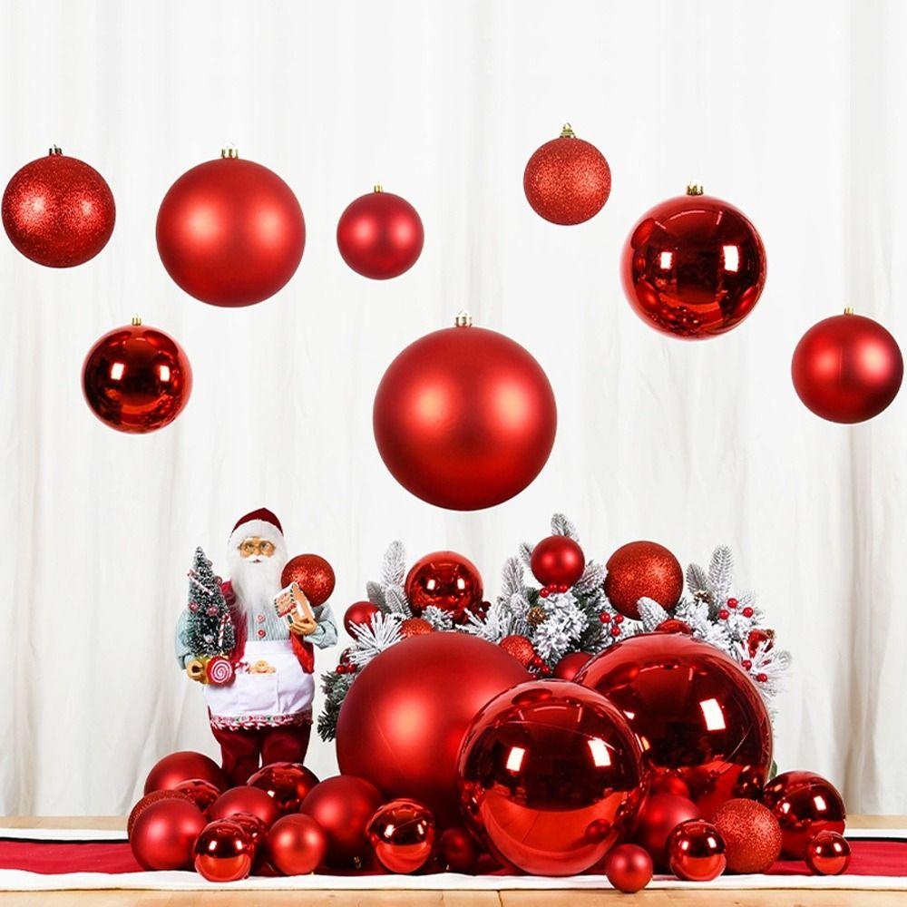15CM Christmas Ball Ball Shape Matte Ball Festive Ornament Christmas Decoration  Bar Ceiling