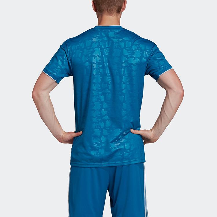 Adidas Juventus 2019-2020 Season Away Football Jersey T-Shirt Men Tops Blue DW5471