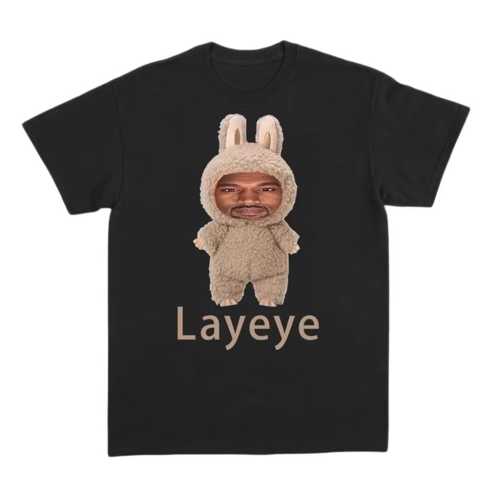 

New Kanye Wests Layeye Tshirt Harajuku Style Unisex and Women Tshirt Printed Short Sleeved Unisex Tshirt Top Summer L