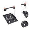 Car Battery Tray Bracket Metal Battery Hold Down Tray Storage Battery Holder Support Recessed Slot Fixing Bracket for Rvs Cars