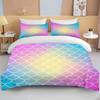 Fantasy Fish Scale Art Print Bedding Set Duvet Cover 1 Duvet Cover 2 Pillowcases Adult And Children Bedding Set Luxury Gril Gift