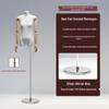 Korean Style Flat Body Female Mannequin with Wide Shoulders for Women's Clothing Display